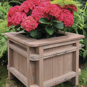 Jardinière en bois Douglas - Irisée